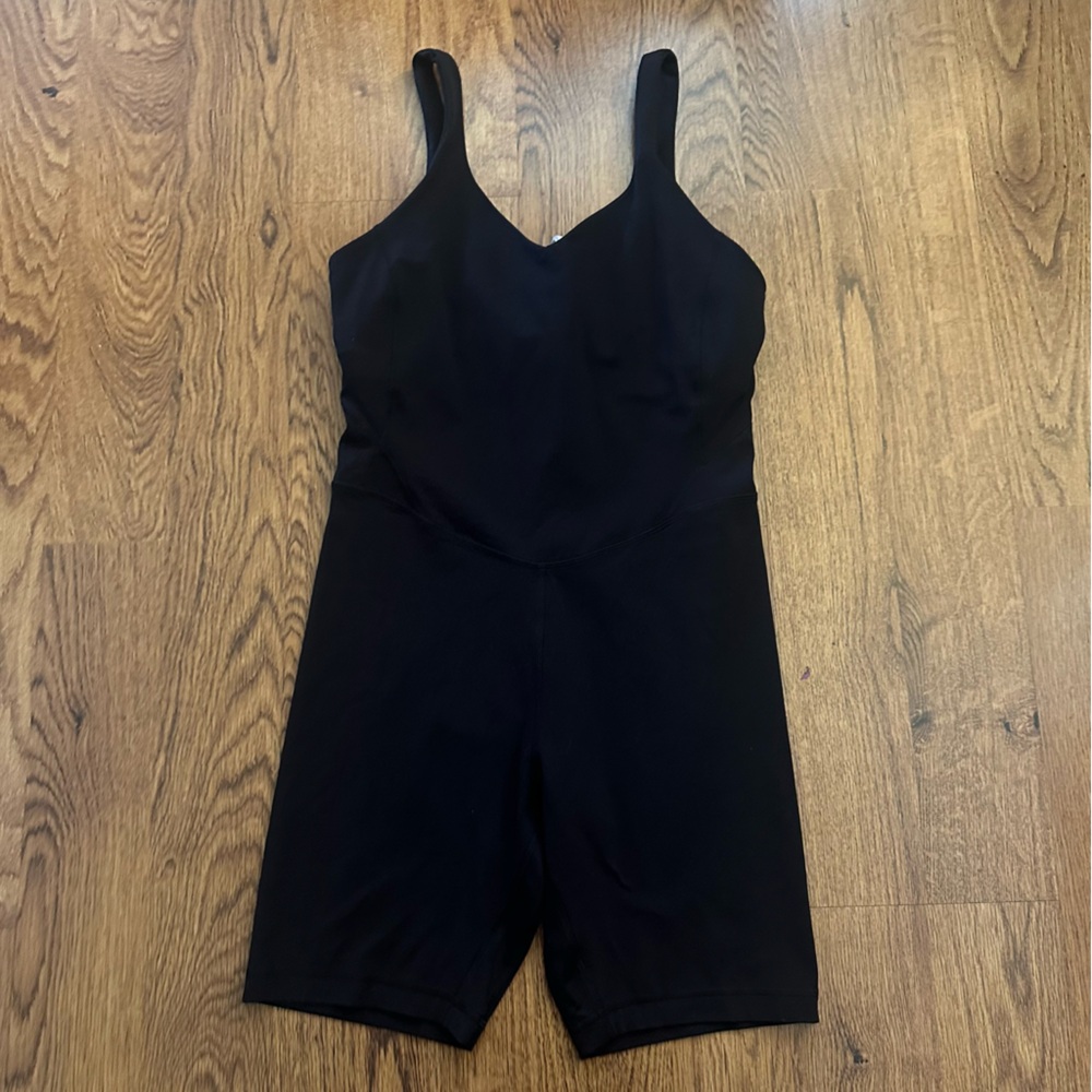 lululemon athletica Black Fitted Jumpsuit Romper